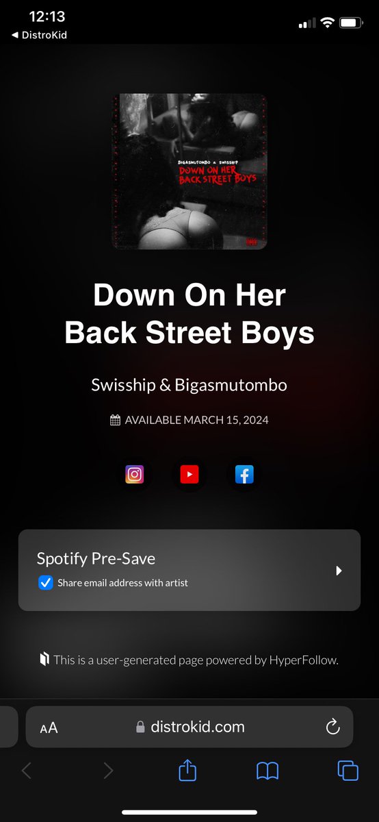 boii_swiss's tweet photo. My new tune dropping on the 15th of this month, presave and get notified when this masterpiece drops🔥🚀

Swisship &amp; Bigasmutombo - Down On Her Back Street Boys 
 https://t.co/02A7eLmHS7 https://t.co/LqYI5n87t8
