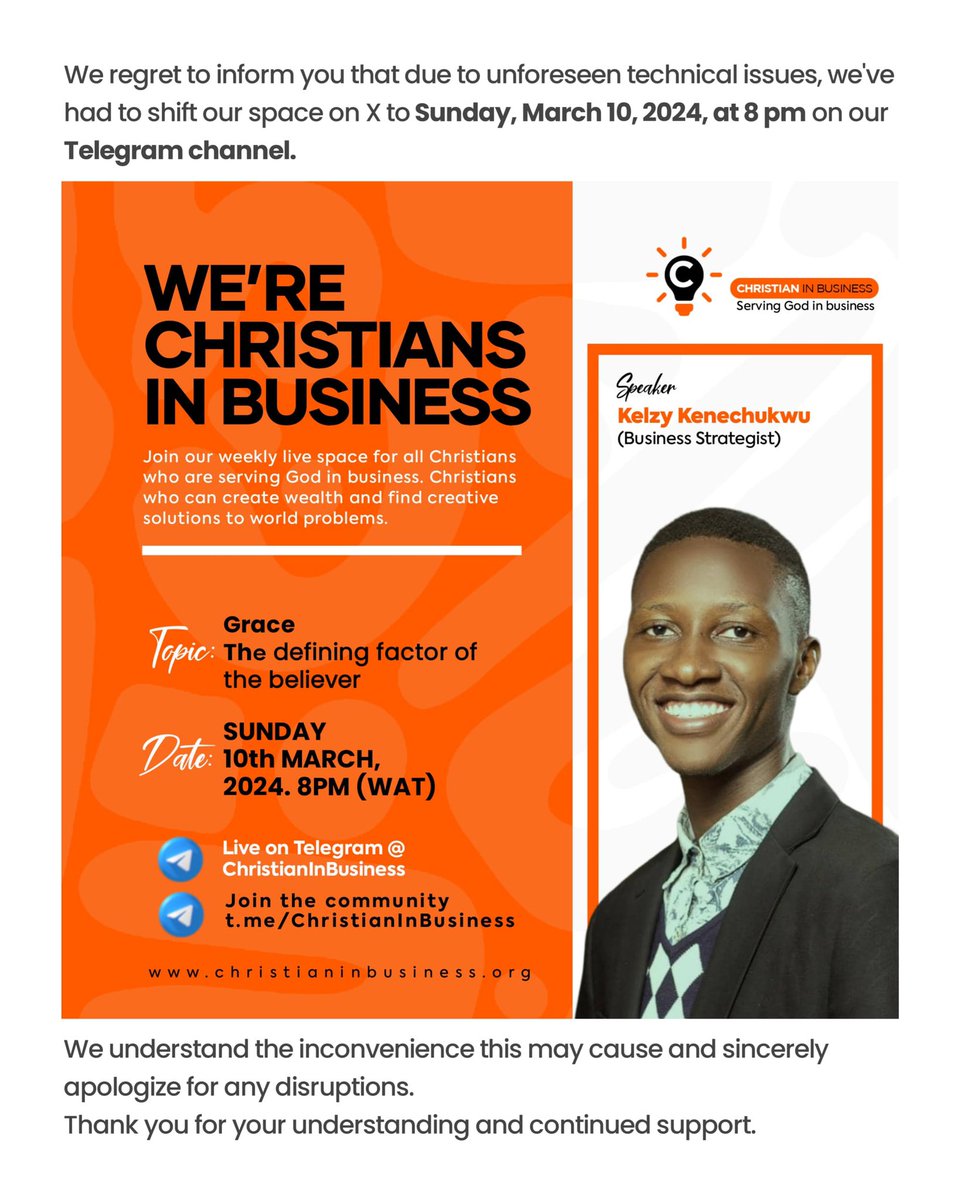 ChristianIn_B's tweet photo. Happening on our telegram channel this Sunday by 8pm!!! 🔥🔥

Join our telegram channel today https://t.co/ArhPV8xQf4 https://t.co/s8djcgzaFu