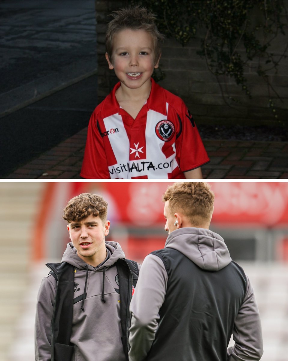 SheffieldUnited's tweet photo. A first Premier League start for boyhood Blade, @Oliverarblaster ⚔️✨ https://t.co/n5XZ7A05hi
