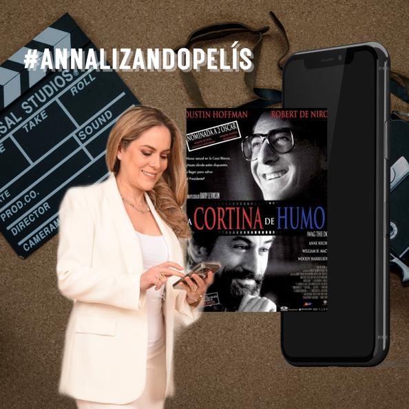 AnnaLauraMont's tweet image. ¡Buenos días! 

Hoy les comparto la película 🎥 #CortinaDeHumo. La historia de un político que hace todo un show para desvíar la atención de otro suceso más grave. 👀

#AnnalizandoLaPolítica🙋‍♀️