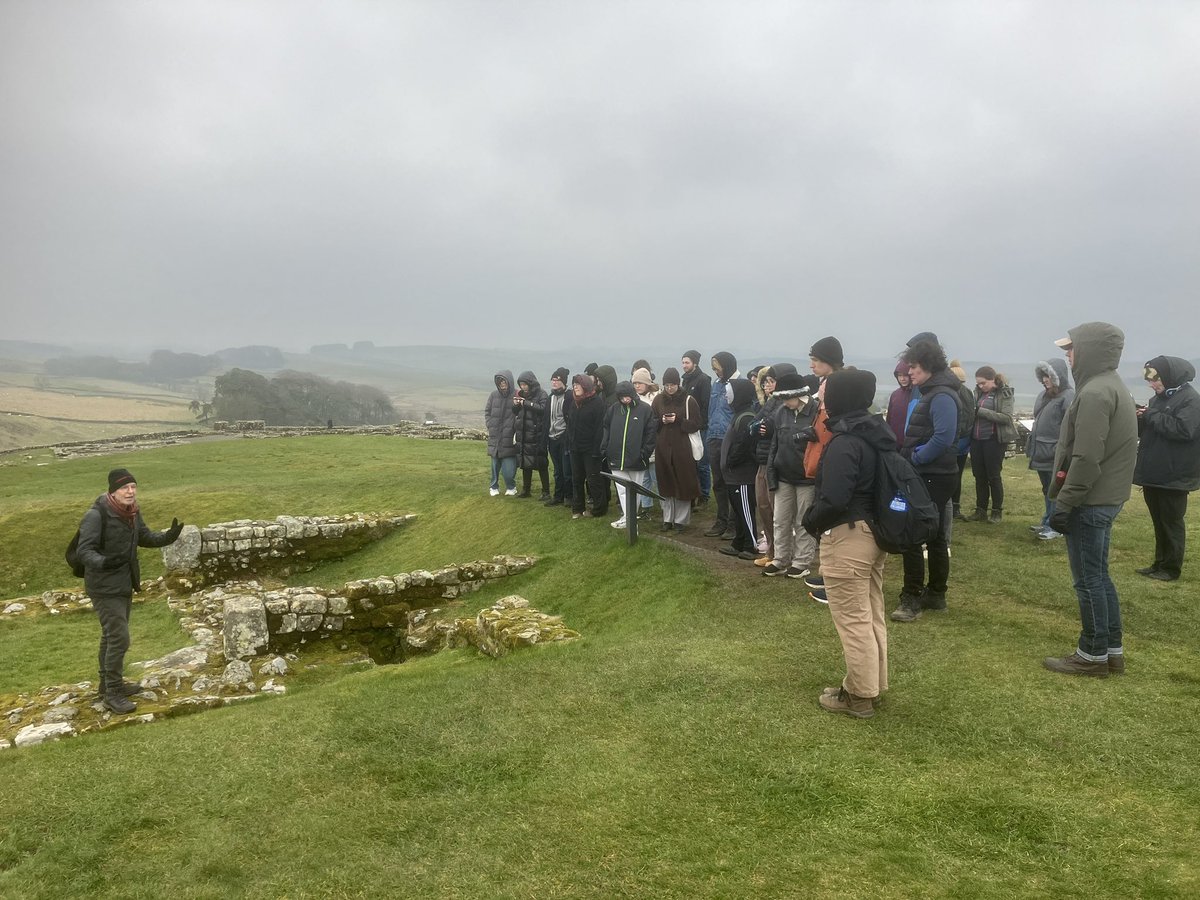 <a href="/UoNArch/">Archaeology Nottingham</a> are at Housesteads on Hadrian’s wall with <a href="/WillBowden1/">Will Bowden</a> and <a href="/Buildingbod/">Chris King</a> - it’s atmospheric! (that means cold…)