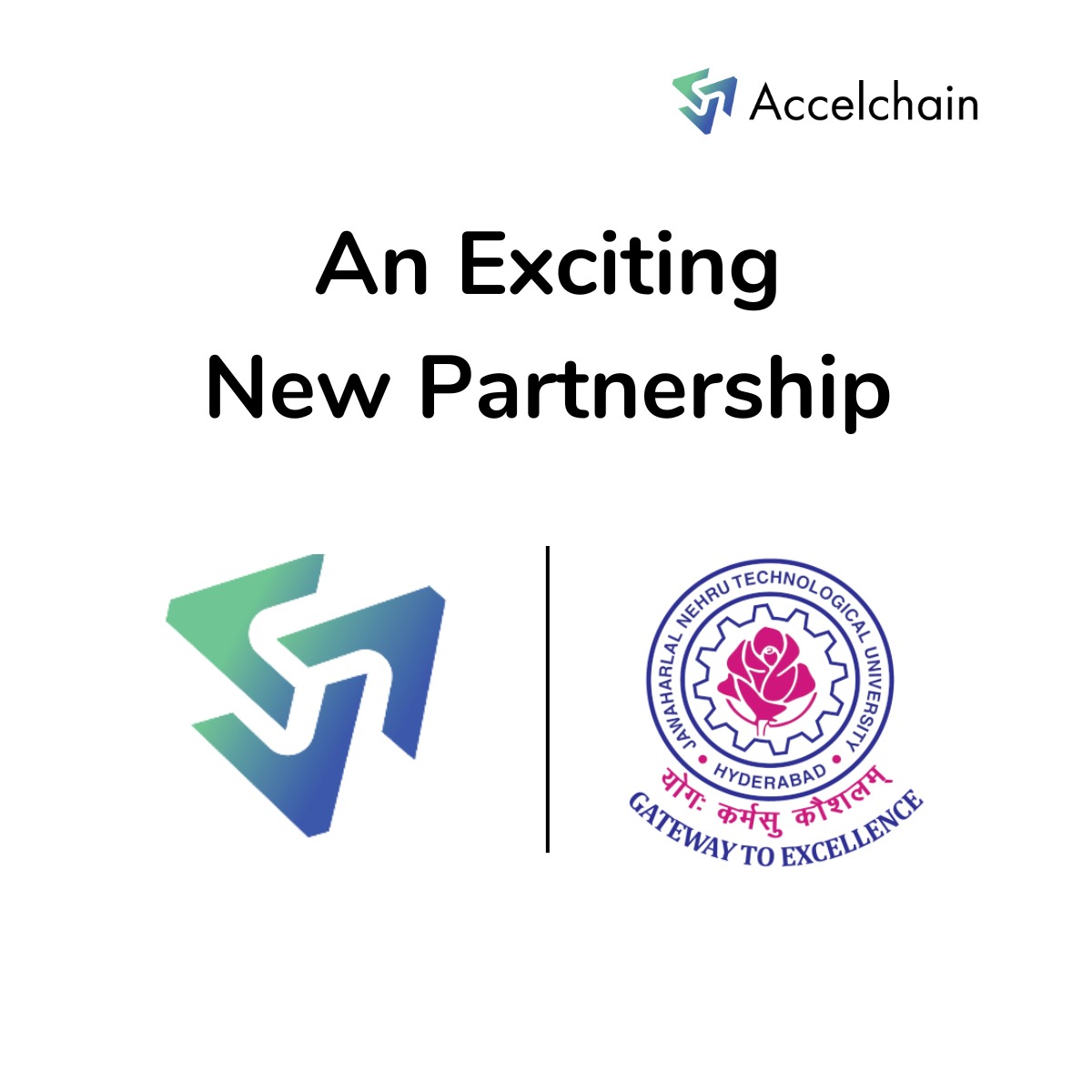 Accelchain_'s tweet photo. Breaking ground with @JNTU! Thrilled to join forces and introduce blockchain to students.
Our platform is reshaping dApp development and empowering creators. Watch this space for updates! #Blockchain #Education #dApps #Accelchain https://t.co/HKdMY60ZVi