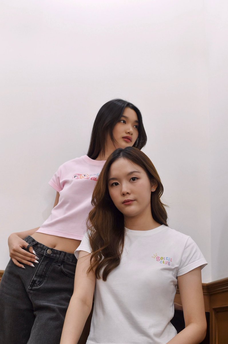 Pre-order Baby tee ‘Soleil club’ collection Price: 850.- Pre-order period (Limited quantity) starts March 13 at 6.00 P.M. until March 24, 2024 at 11.59 P.M. via Line shopping: pemmo.official #soleilclub #pemmo