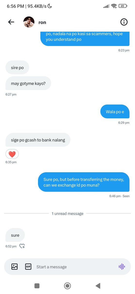 _woobear01's tweet photo. Hey teumes, beware po with this scammer @ronxhoon_ron 
he/she is selling treasure membership account and other concerts tix kuno, and using different identity po.

Wts/treasure membership https://t.co/Skyr6zhUwP