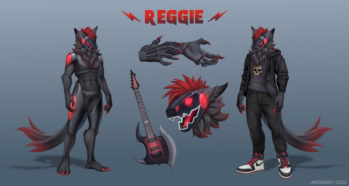 High- tech #protogen Reference sheet for ~Mcfurry49 on FurAffinity 🐾