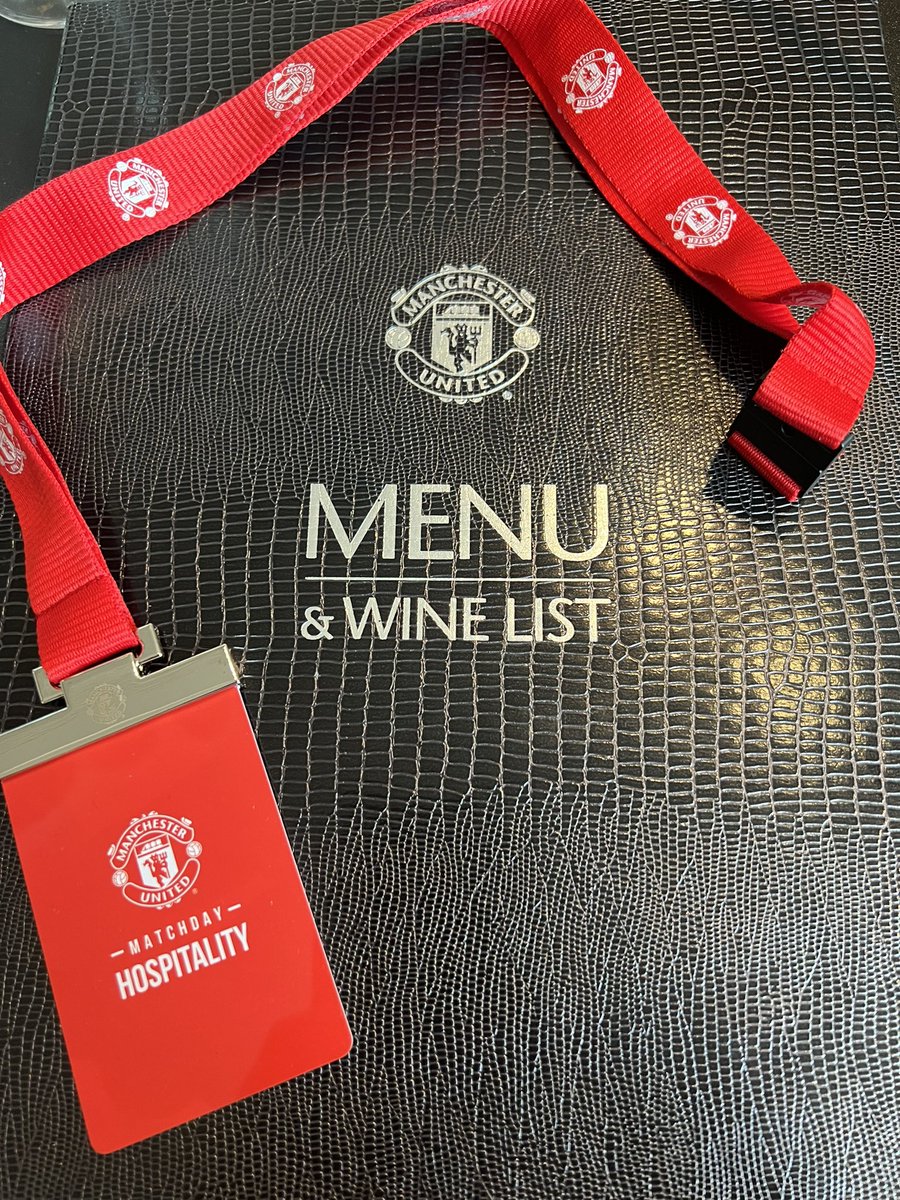 Thanks to @ManUtd for their hospitality today. My friend Brandon and I used to have season tickets here until he passed away and I haven’t been since. Could be an emotional one 😢 @WeAreWST @onefoursevenpod