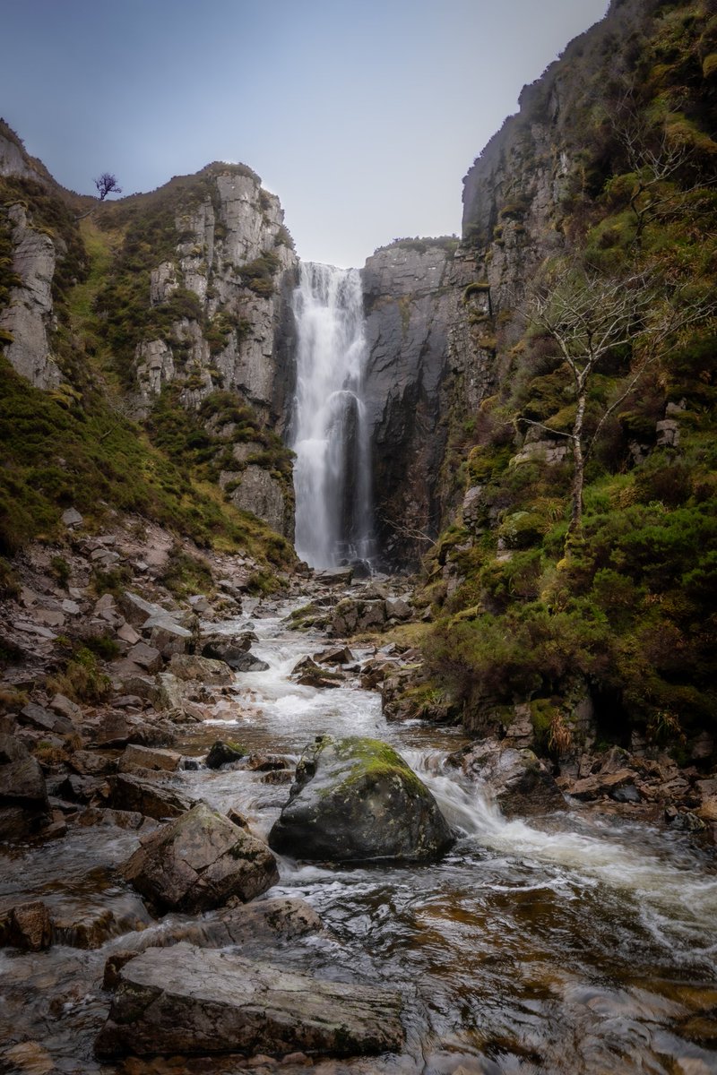 Wailing Widow Falls, Assynt, just south of Unapool, beside the A894.
#Scotland