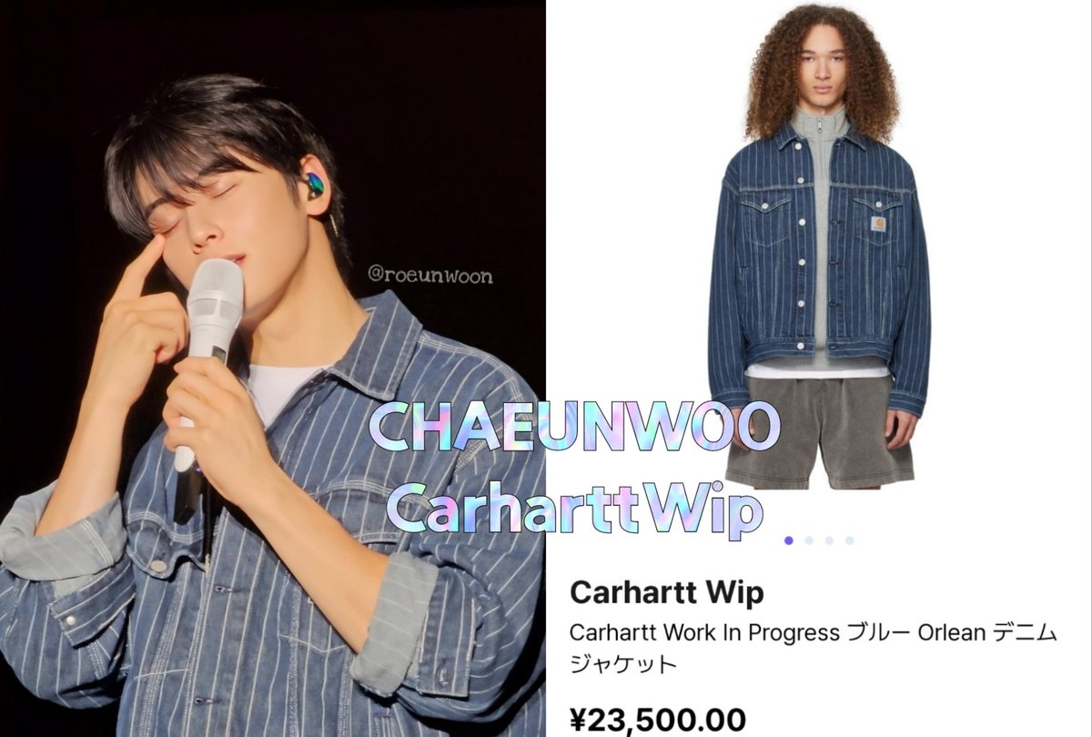 🩵Carhartt Work In Progress ブルー Orlean デニムジャケット🩵

￥23,500🧥✨

スポンサーの関係でかロゴにテープ貼って隠してる😅

ともﾁｬﾝから写真借りました🤗

realry.com/ja-jp/products…

#CHAEUNWOO #CarharttWip