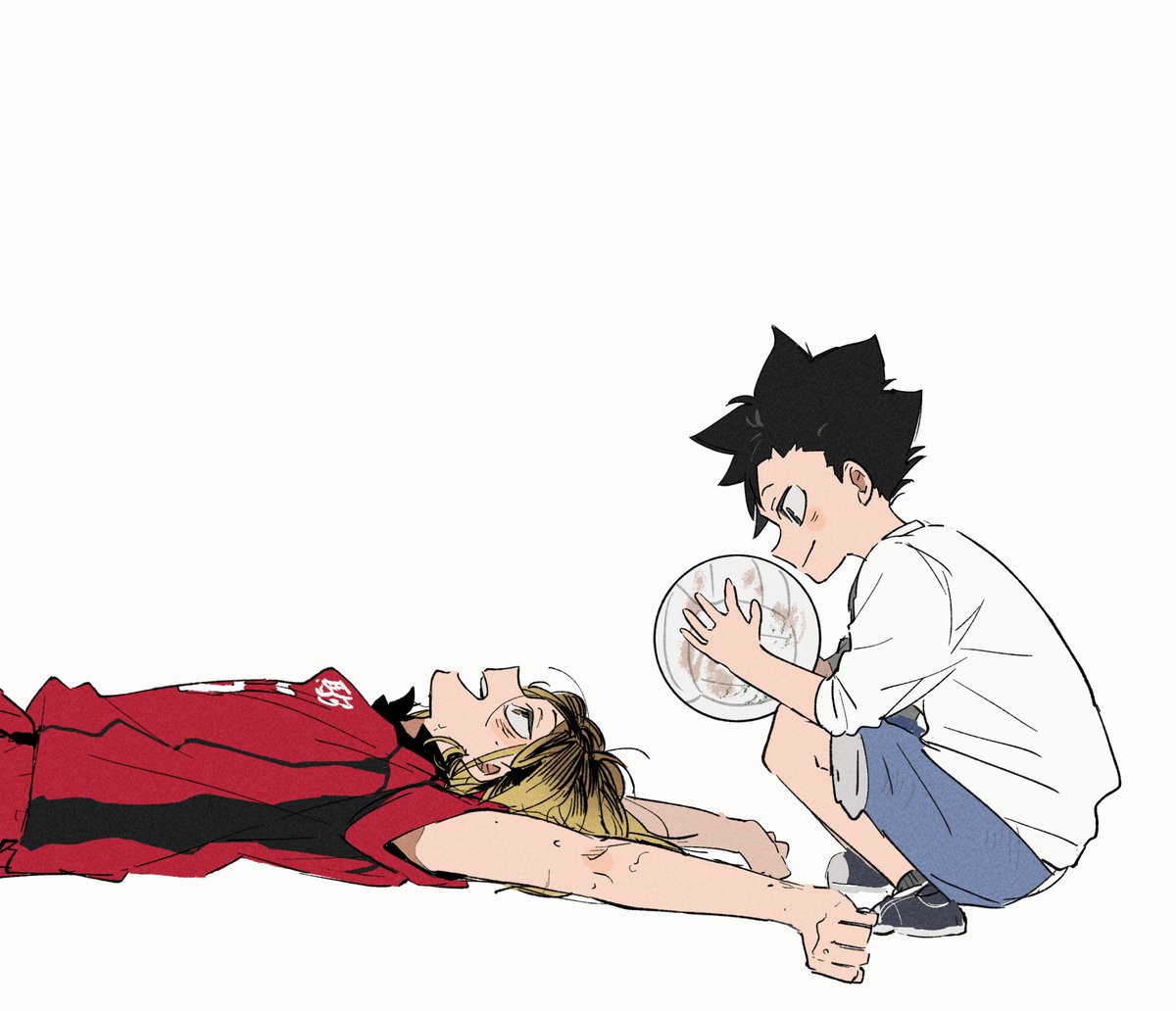 o_jpi7's tweet photo. おれにバレーボール教えてくれてありがとう https://t.co/DNWq76Ds9q