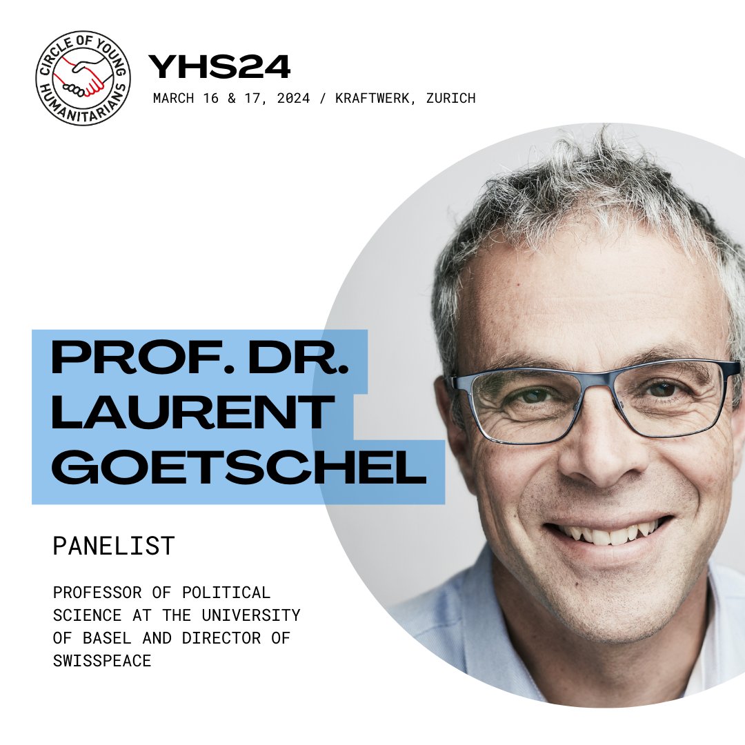 Join our director, @lgoetschel, at this year's Young Humanitarian Summit and get insights into humanitarian assistance throughout the lifecycle of a conflict. 📅 16 & 17 March 📍Zürich ✅ circleofyounghumanitarians.ch/summit-2024 #CYHSummit #YHS24 #HumanitarianAssistance
