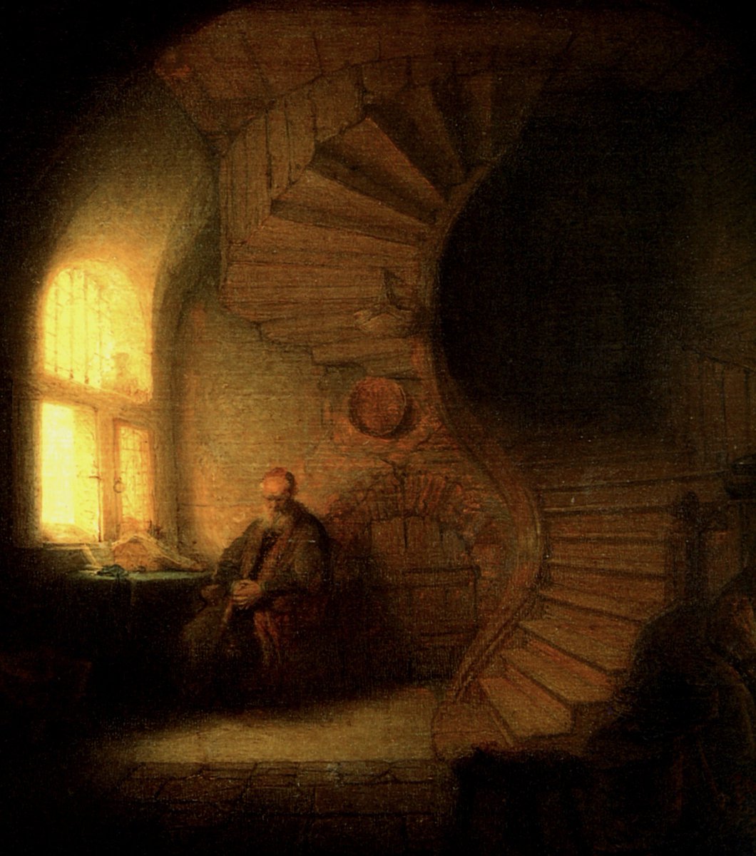 impression_ists's tweet photo. Rembrandt, Philosopher in Meditation https://t.co/1UpOCc8m8H