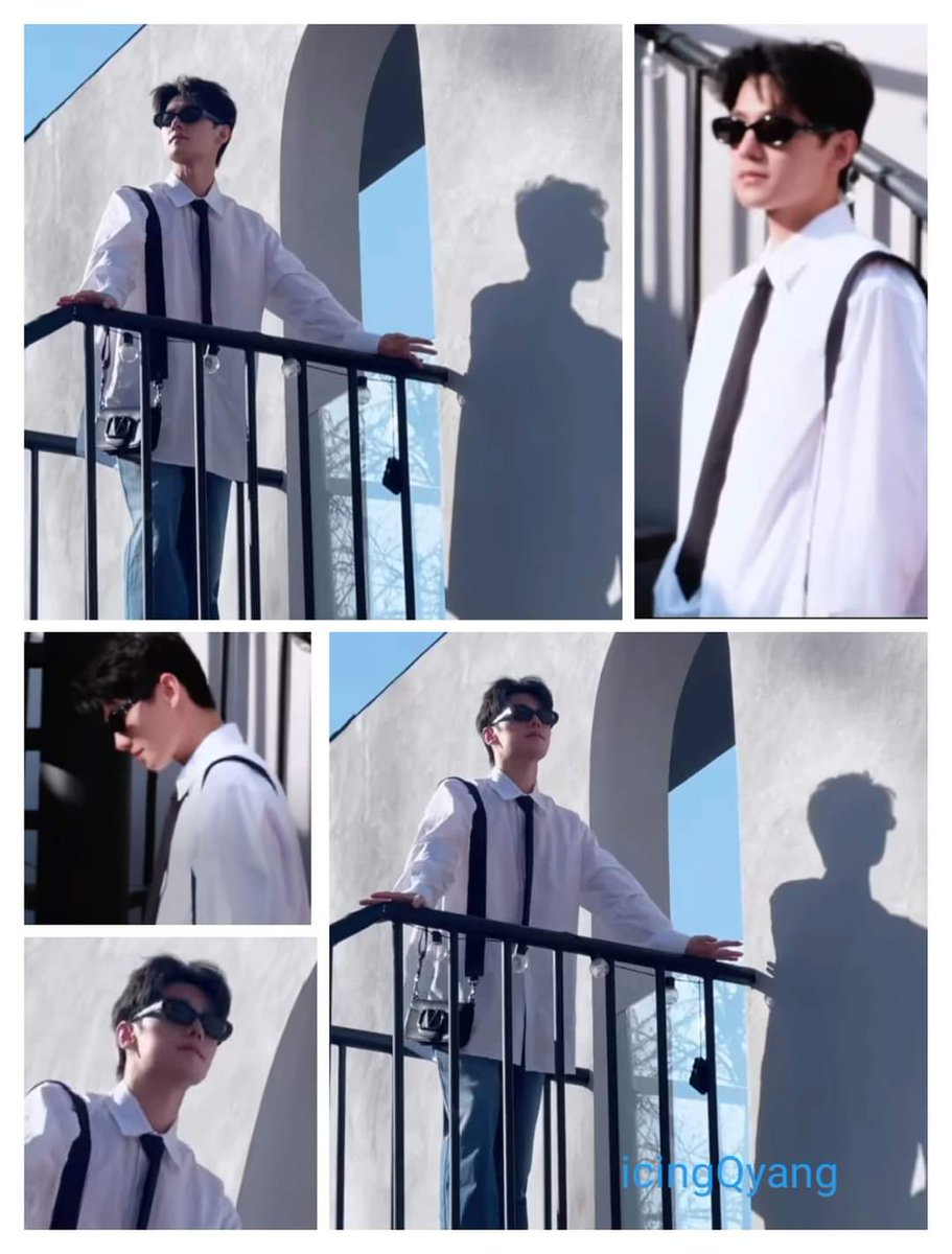 icingquinyang2's tweet image. #manatwork  #YangYang杨洋 braves the sun for an outdoor #pictorial with light and shadow casting an alluring sight  #maisonvalentino 
#gorgeousness #influencer