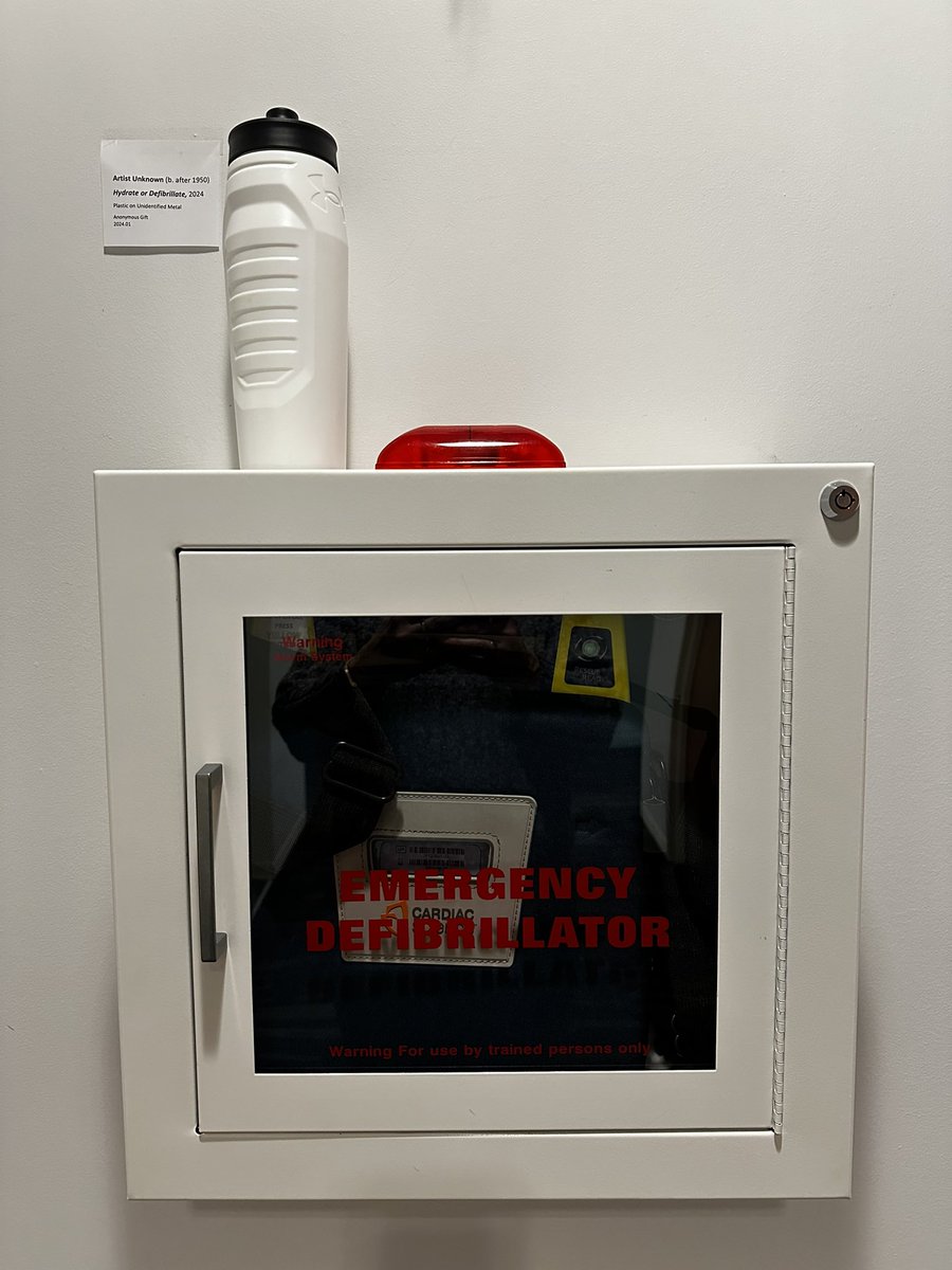 EDevaluator's tweet image. One of the best things about working at the @NEAarts is having creative colleagues. I love how this abandoned water bottle was incorporated into a Dadaist artwork.