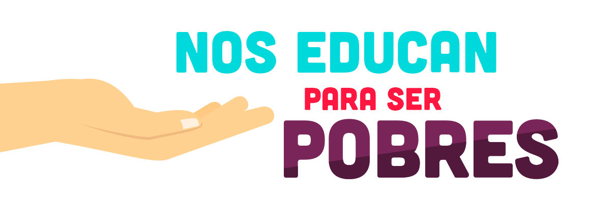 NUESTRAS INSTITUCIONES Y SISTEMA EDUCATIVO SON UNA MAQUINA DE FABRICAR POBRES. Pobres de cuerpo y espíritu. Una terrible realidad que se reproduce a través de códigos (códigos restringidos). Una programación de la que no son conscientes ni.. Adelante!!! juancarloscasco.emprendedorex.com/nos-educan-par…