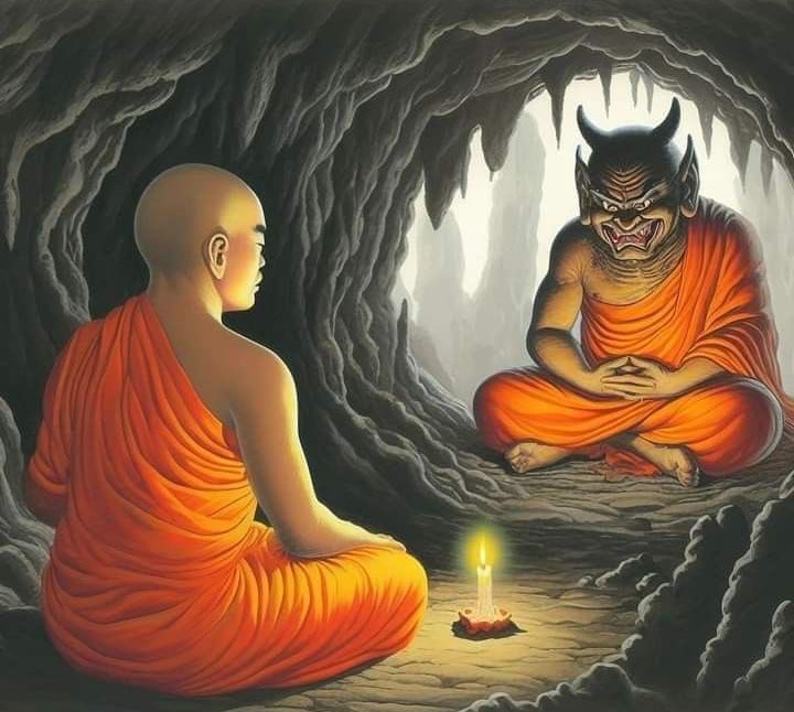 DejaRu22's tweet photo. If you meditate

And the devil comes,

Make the devil meditate.

— Gurdjieff https://t.co/BxteRu48HU