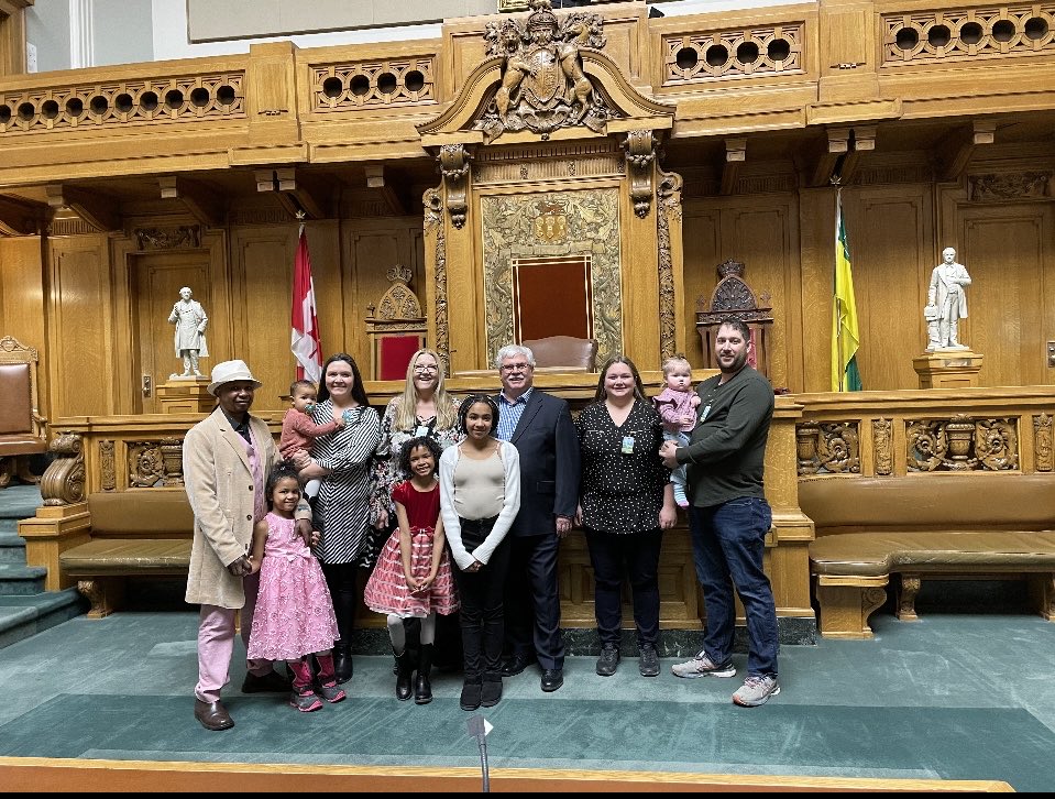 The unveiling of my official portrait. A great honour to serve as the 27th Speaker of the Saskatchewan Legislative Assembly.