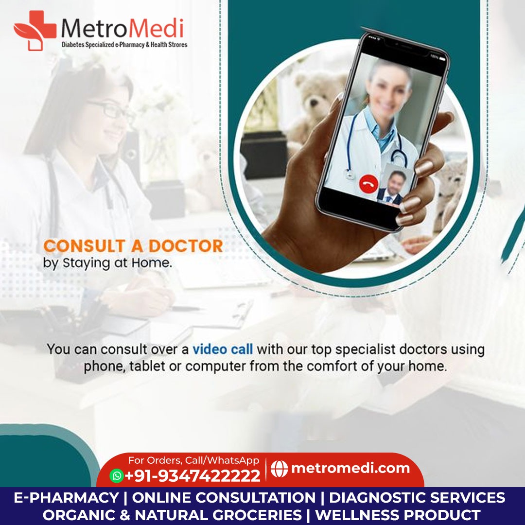 Consult a Doctor by Staying at Home.

#MetroMedi #Telemedicine #VirtualHealthcare #OnlineConsultation #DigitalHealth #Telehealth #TelemedicineServices #EHealth #RemoteConsultation #Telecare #Telehealthcare #OnlineDoctor #VirtualDoctorVisit #TelemedicinePlatform #RemoteHealthcare