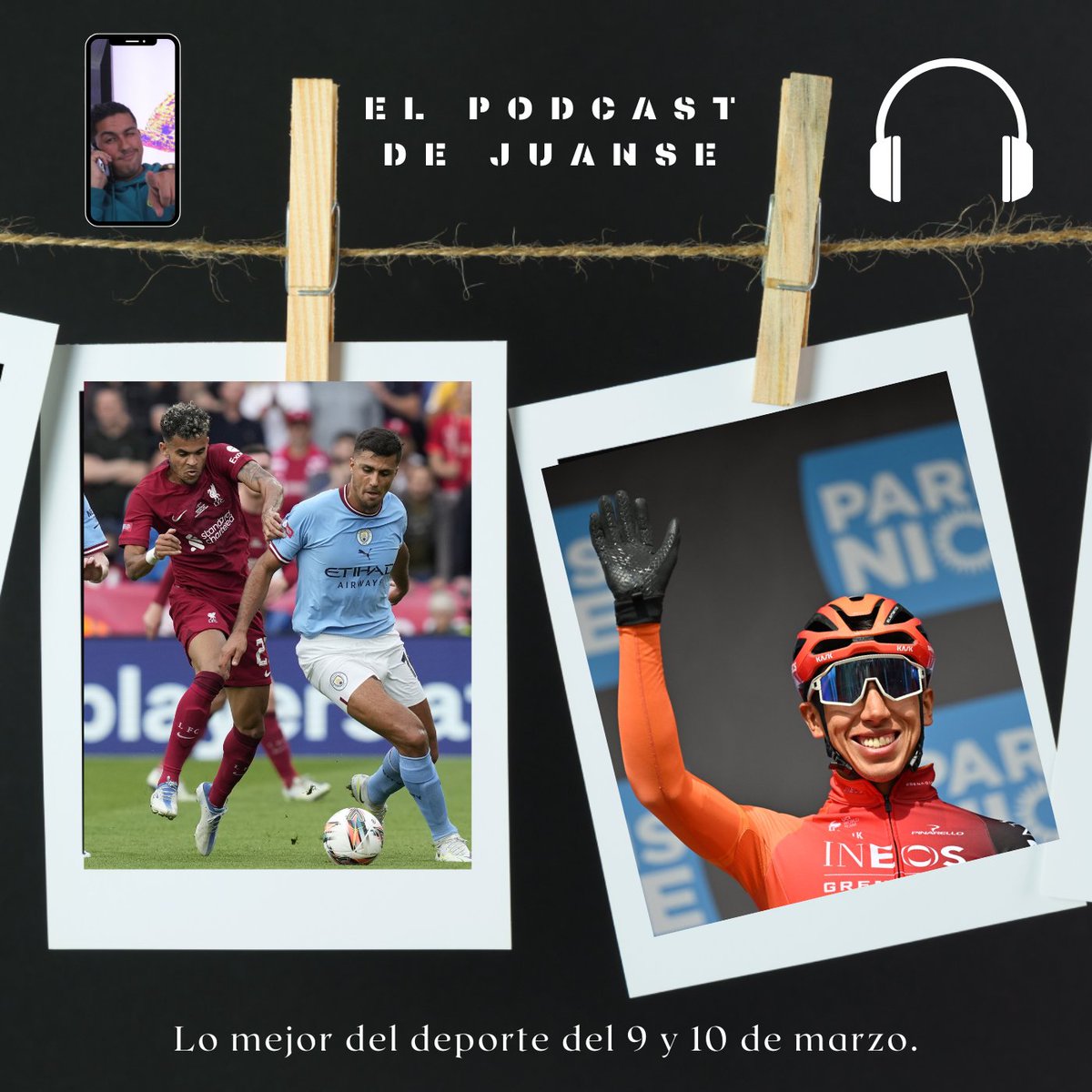 ¡Nuevo capítulo de #ElPodcastDeJuanse 🎧!

A programarse este fin de semana.

➡️ Partidazo en la #PremierLeague 🏴󠁧󠁢󠁥󠁮󠁧󠁿

➡️ Se juega la final de la #CopaOroW 🇺🇸

➡️ Termina la #ParisNice 🇫🇷🚵🏽‍♂️

➡️ Hay #SaudiArabianGP en la #F1 y #QatarGP 🇶🇦 en el #MotoGP 🏍

🔗 acortar.link/xioCsf