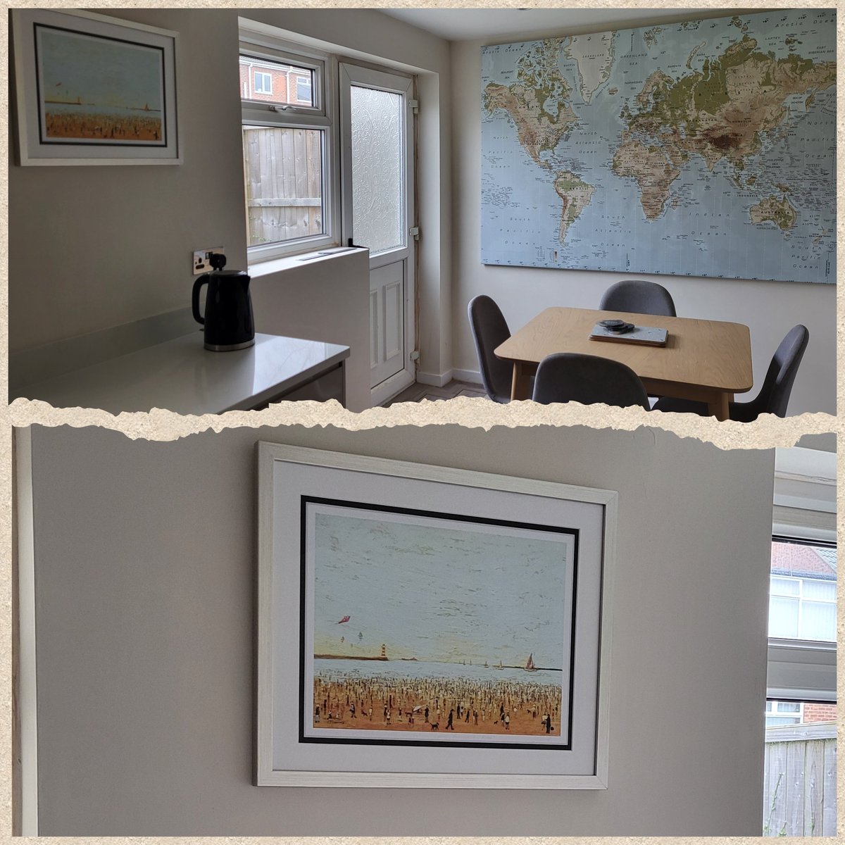 MariaBarnes6's tweet photo. @christophe_art framed and in place 😍 love it. https://t.co/hWBH3pNcGA