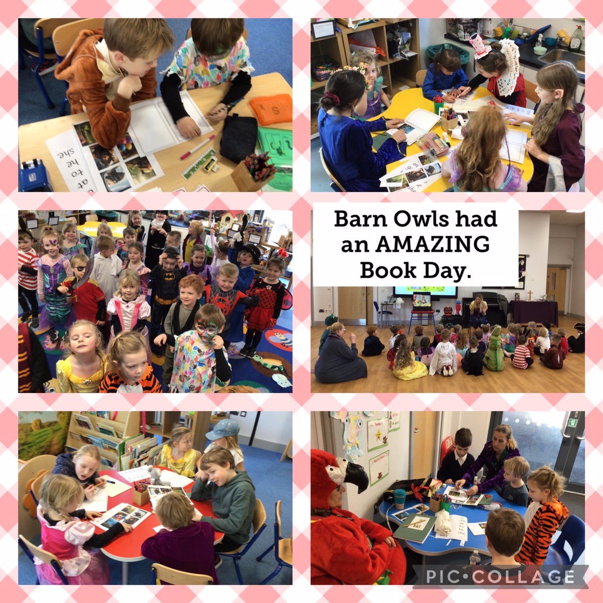 Another fantastic World Book Day, with a whole variety of characters from the world of books! From Harry Potter to Angelina Ballerina. With two author visits, a book fair, classroom activities, buddy-books, PTFA prizes and dressed-up staff, today has been a day to remember!