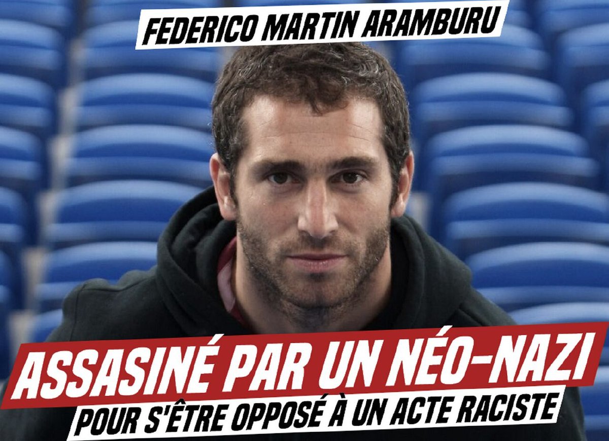 ThaDonCris's tweet photo. @Detox_Infos @JRochedy @ZemmourEric Je suis #Aramburu
Je suis #Frederico
✊🏿✊🏻✊🏽
#extremeDroiteTue
#Zemmour https://t.co/6GzqirbXPZ