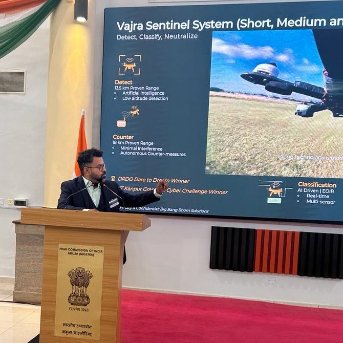 BBBS Showcases India's Cutting-Edge Defence Innovations at India-Nigeria Expo