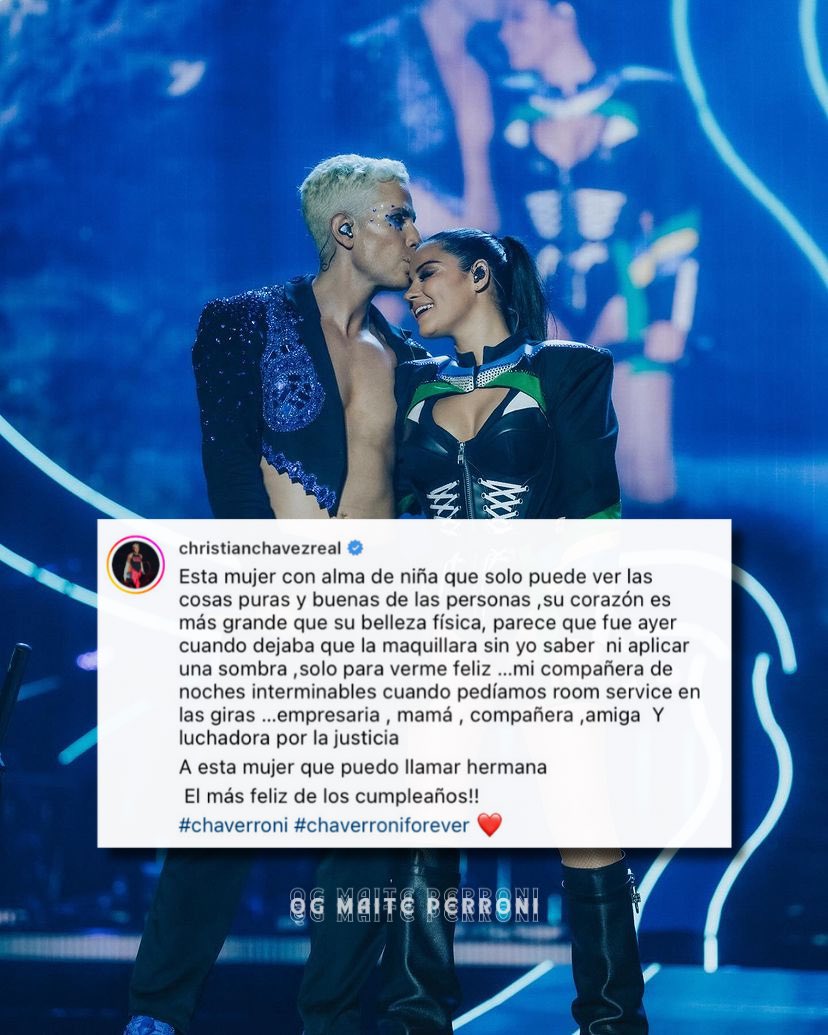 qgperronito's tweet photo. Christian publicou uma linda mensagem para Maite:

“(…) Seu coração é maior que sua beleza física, parece que foi ontem quando deixava que a maquiasse sem eu saber nem aplicar uma sombra só para me ver feliz (…)”

#FelizCumpleMaitePerroni https://t.co/qKaOnlhQjt