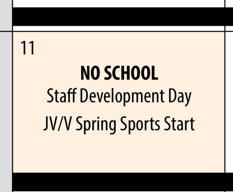 Reminder- no school for students on Monday 3/11. We’ll see everyone back on Tuesday! <a href="/MACSPride/">Mexico Academy</a> 🐅🧡