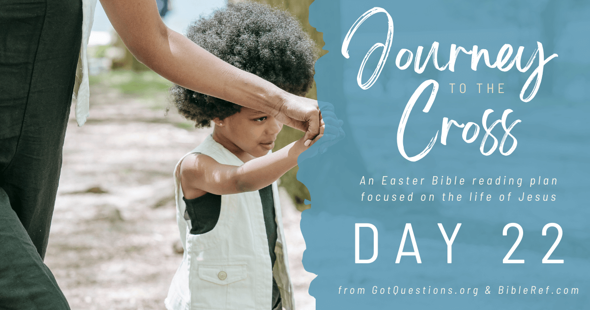 gotquestions's tweet photo. Continue to journey toward the cross with us by focusing on the life of Jesus Christ each day until Resurrection Day! Today's Bible Reading can be accessed here: https://t.co/ljQFIxqXTa
#EasterReadingPlan #GotQuestions #BibleRef https://t.co/TKaH7aYRpG