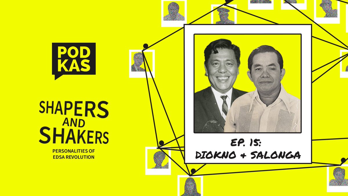 In this episode, we take a look into the lives of Jovito Salonga and Jose Diokno: from humble beginnings, to their instrumental roles in challenging the Marcos dictatorship and shaping Philippine democracy. Listen now! open.spotify.com/episode/3ZJanE…