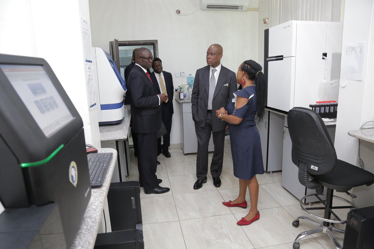 acegid_igh's tweet photo. Prof Christian Happi &amp; the entire ACEGID team mourn the passing of Dr Herbert Wigwe.

Dr Wigwe was a huge supporter of our work @acegid. Through his leadership, @myaccessbank funded the solar power system of our Genomics Centre, facilitating our exit from the national grid.

RIP! https://t.co/mZ3giOyOtH