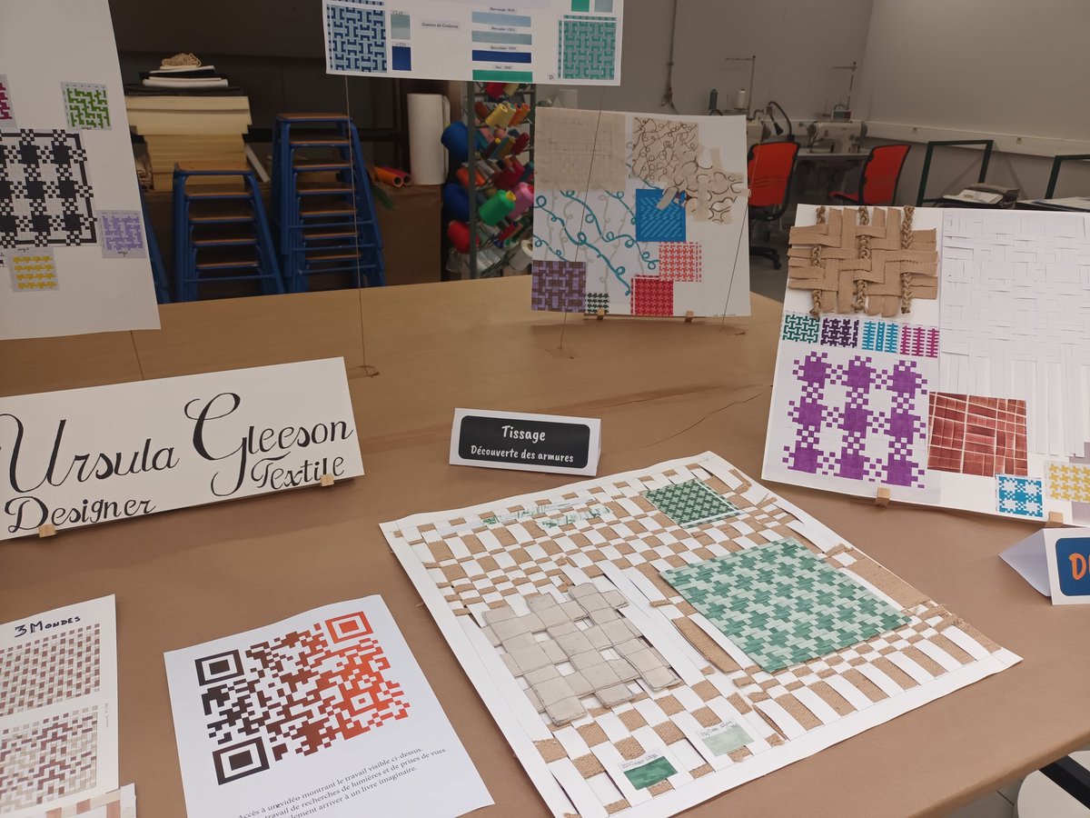 LpoBonaparte's tweet photo. #PO2024 au @LpoBonaparte filière #DNMADE Art de l'assise structures matériaux souples & textiles. Résidence d'artistes en DNMade1 : Ursula Gleeson, désigner textile @AcademieDijon @AutunVille https://t.co/CMpWhYC5QJ