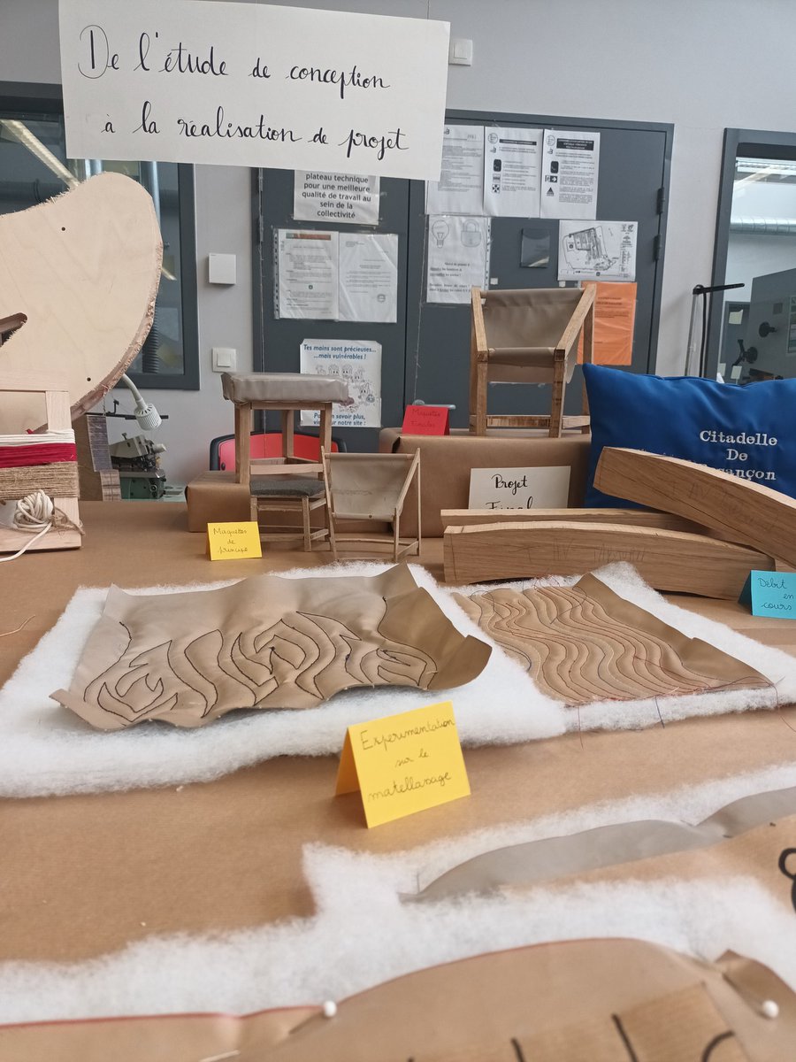 LpoBonaparte's tweet photo. #PO2024 au @LpoBonaparte à @AutunVille - filière #DNMADE Art de l'assise structures matériaux souples & textiles. Projets de 2e année en partenariat avec la Citadelle de @villedebesancon @DraeacBFC
@AcademieDijon https://t.co/4X6AFtbpU5
