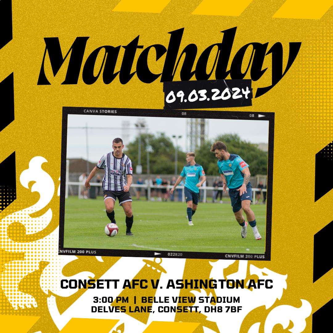 Kick off at @ConsettAFC is just a few hours away. Don't forget that the turnstiles at Consett are CASH ONLY.