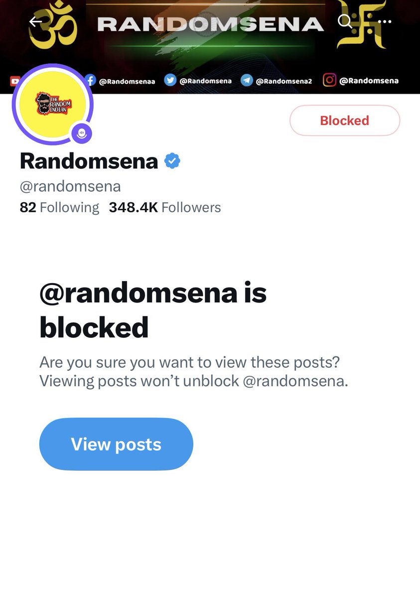 randisena_'s tweet photo. Unfollow this woman abuser.. our dharam do not reach us maa bhen ki gaaliya… 

#BoycottRandomsena https://t.co/egF7QlRsE8