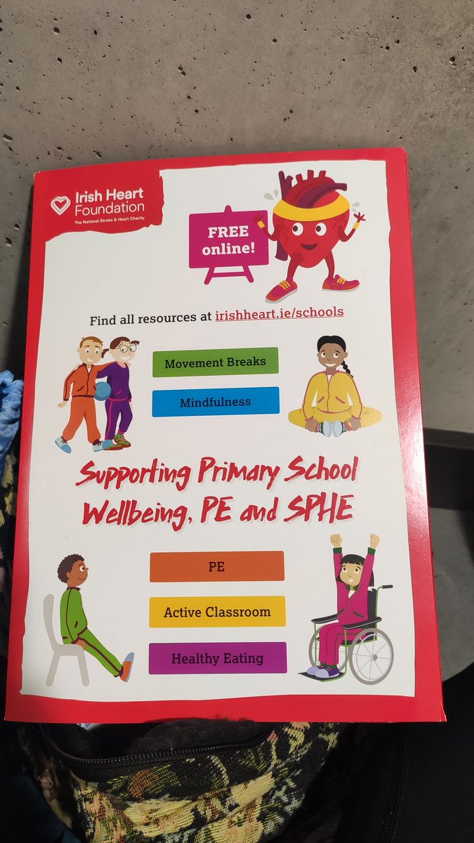 ChristinaCDuff's tweet photo. Delighted to be at @IrishPrimaryPE conference in @MTU_ie today with theme of "PE &amp; Wellbeing" taking part in some fantastic workshops. Happy to say that all participants receive a printed Bizzy Breaks print pack from @Irishheart_ie ❤️❤️❤️ https://t.co/PghwXk4nxq