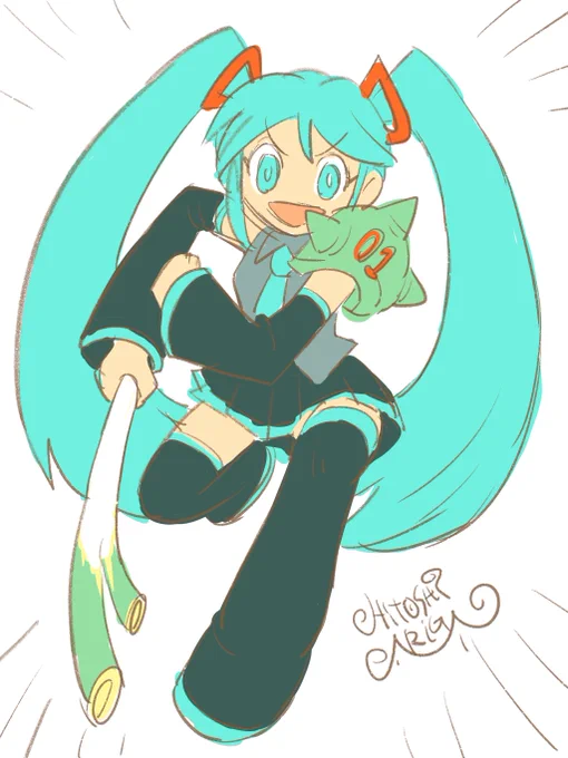 #ミクの日 #ザクの日 