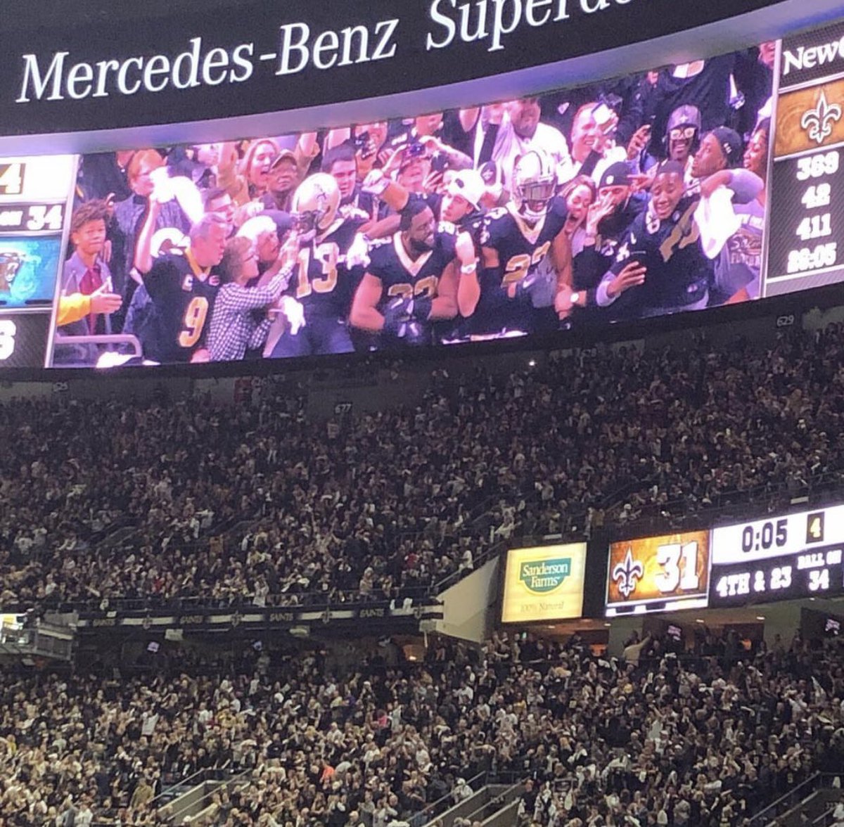 Cantguardmike's tweet photo. We took it too the extreme or it didn’t seem honest. #WhoDat https://t.co/r3z7bk6KLa