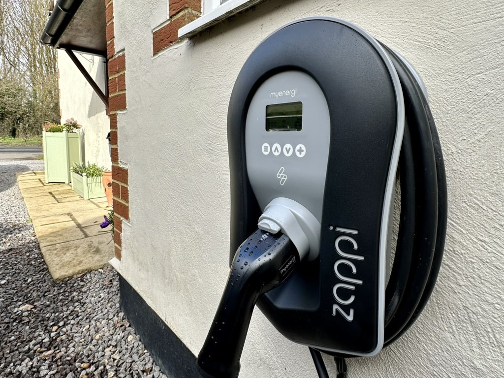 My new @myenergiuk Zappi EV charger installed in anticipation of the arrival of my new @KiaUK EV6. #goingelectric