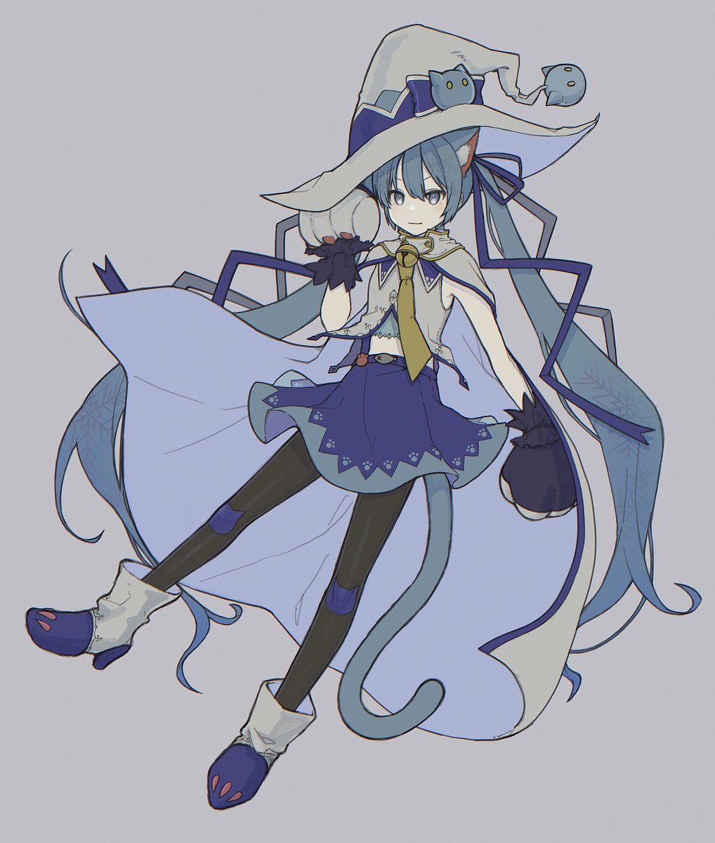 初音ミク 「#Magical_Snow_Cats_Carnival#にゃんこズ合同 #雪ミク」|田中のイラスト