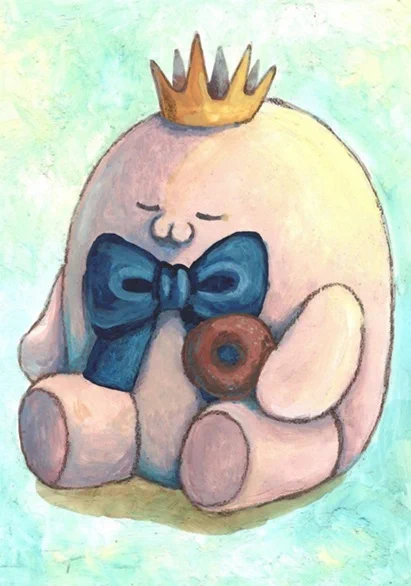 荒巻スカルチノフのぬいぐるみ#荒巻スカルチノフ #イラスト #ドーナツ 