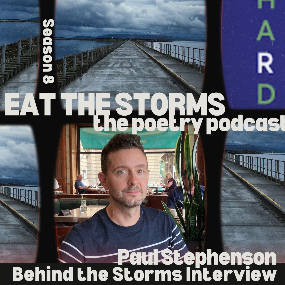 Today from 5pm tune into the #poetry #podcast (though it’s a podcast so feel free to tune in whenever you like) My guests will be @briankirkwriter @kmeehan @captainiberia & @stephenson_pj joins for a chat as part of Behind the Storms Ensure your weekend Stays bloody poetic 💙