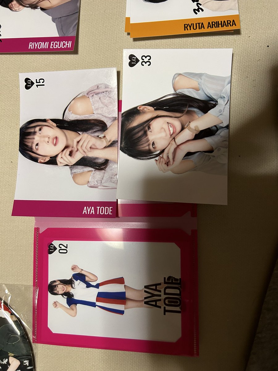 ropiropi1171's tweet photo. 推しの3種集めたー。
他のもいっぱいあるよ笑
今回のツワモノ楽しめたからよかった。
#ダーツ
#ツワモノ
#LIVEQueen
#戸出彩 https://t.co/HzjlkH2ZSG