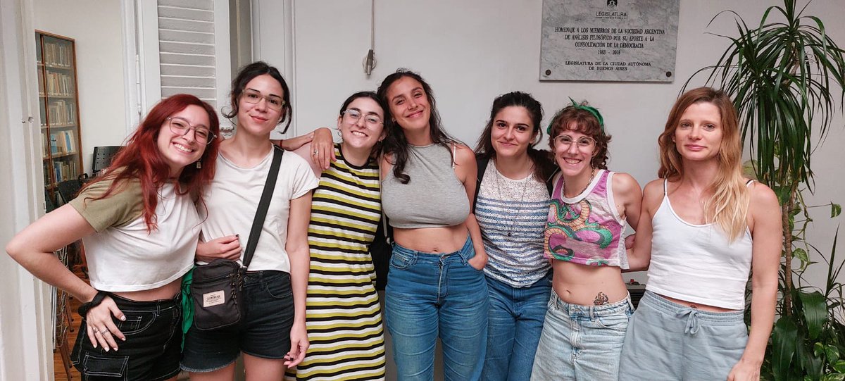 BALogicGroup's tweet photo. 8M was a great day to discuss transfinite induction and then walk the streets together chanting #NiUnaMenos. We stood on the street for our rights and wished for an academia with equal opportunities for everyone and full of women in logic. https://t.co/mSLDi5JLje