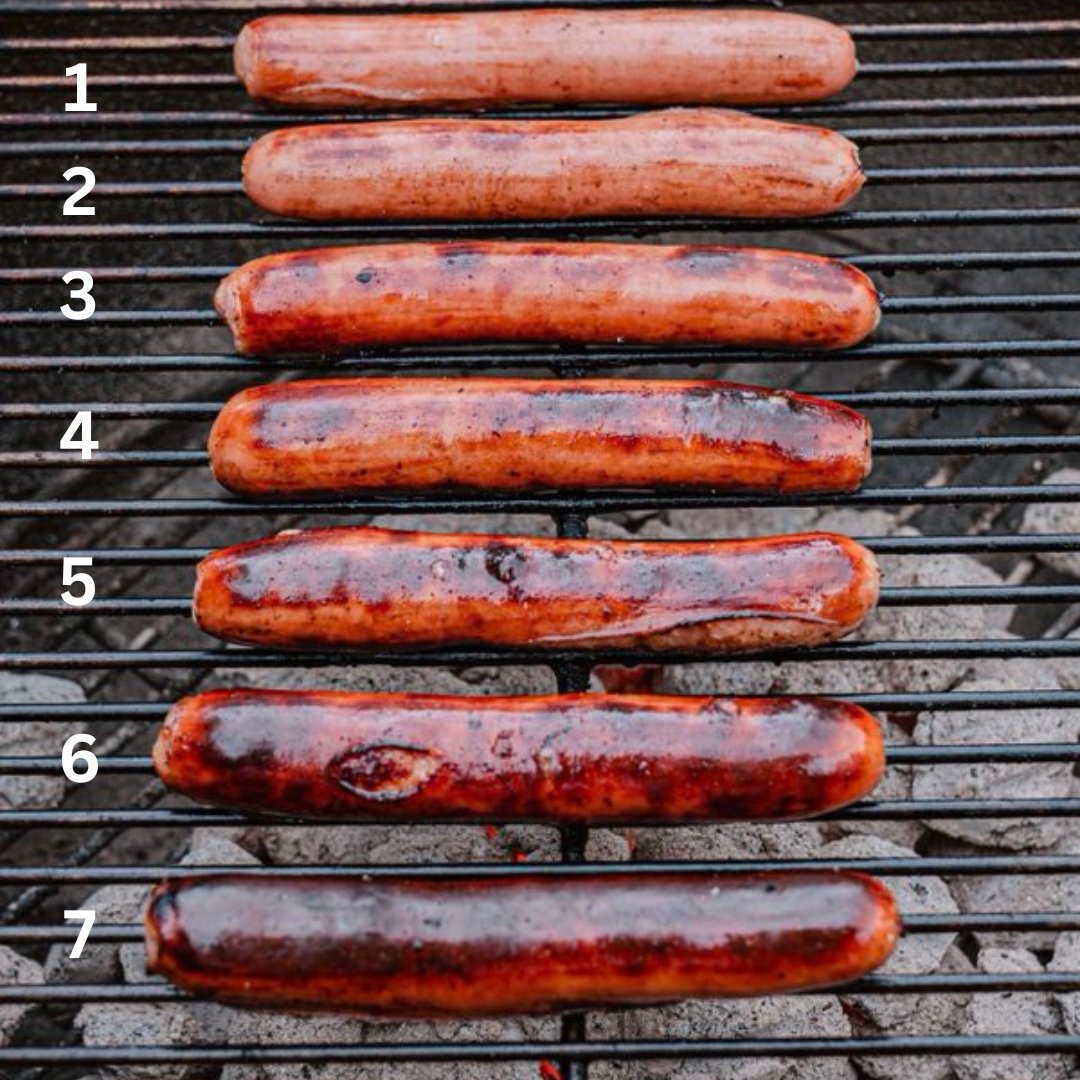 ScannrBrain's tweet photo. Which hot dog is done perfectly? https://t.co/tviWzTHyFx