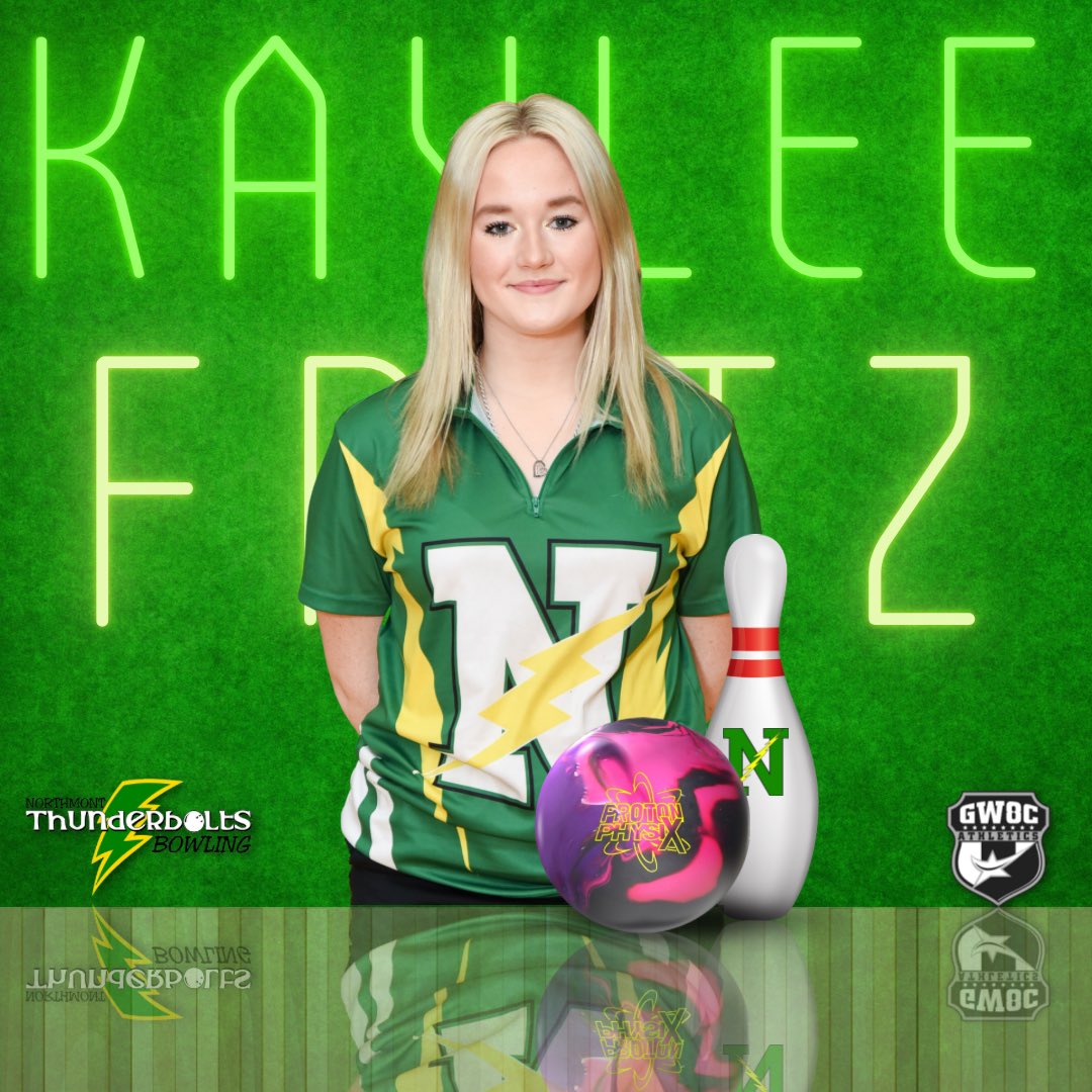 Good Luck Kaylee Fritz at today's OHSAA State Tournament 🎳 ⚡️
#GoBolts #NorthmontThunderbolts