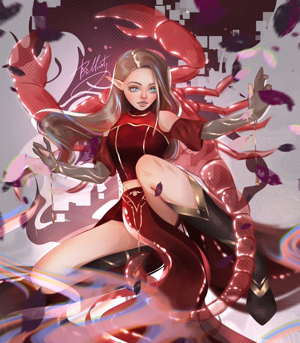 mirabelleon's tweet photo. Many artists have already drawn art collections of zodiac signs. And for some reason I stayed away the whole time. So after more than 4 years I challenge myself. I started with the Scorpio♏️🦂
#DigitalArtist #drawing #ArtistOnX #zodiacsign https://t.co/5PdkY1wkIZ
