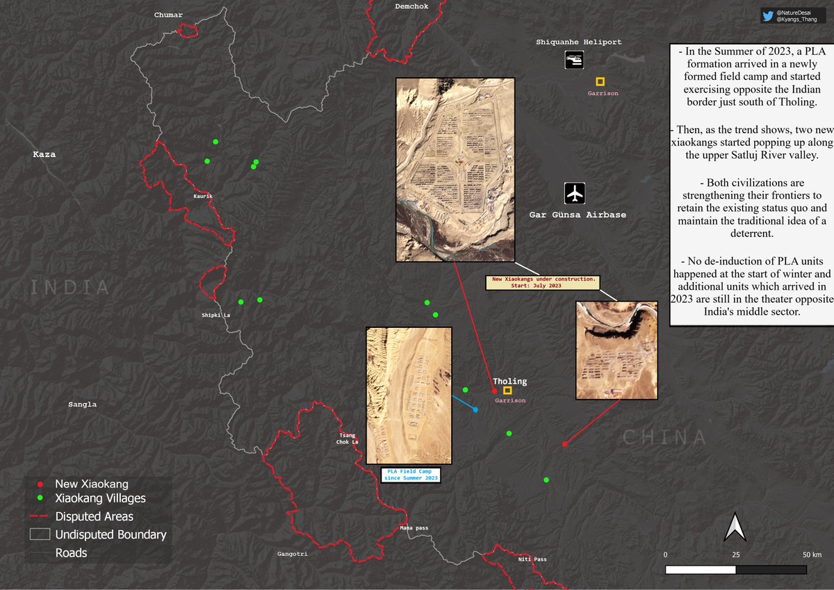 As reports suggest, one might think of the reasons for 🇮🇳 move to strengthen her positions in the middle sector by streamlining command structure & rationalizing force levels. Is it new infrastructure building and increased force levels of PLA in Zanda in comparison to the past?