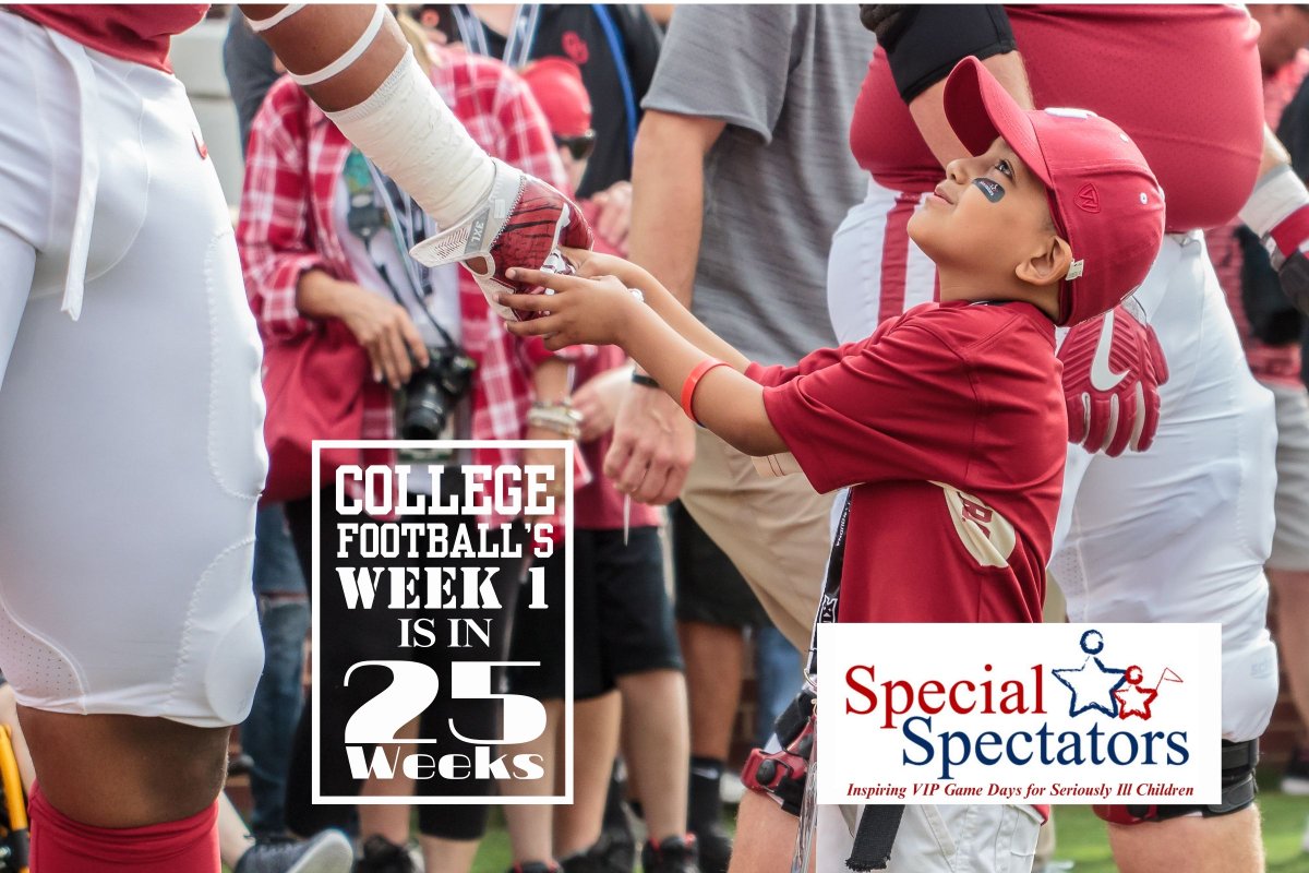 Our 23rd season of beautiful smiles, joyful laughs and lasting memories begins in 25 weeks. 
Give a seriously ill child the gift of game day - bit.ly/46rGbqu