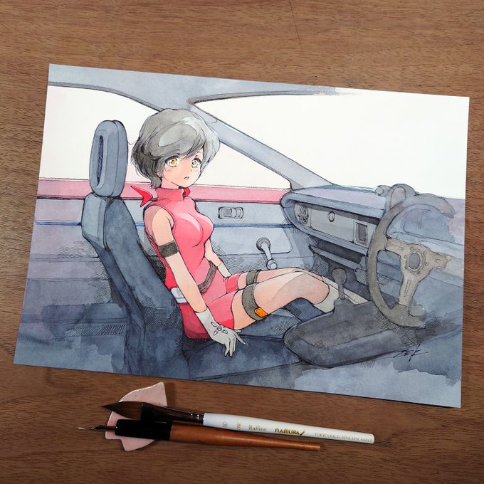 「ground vehicle short hair」 illustration images(Latest)